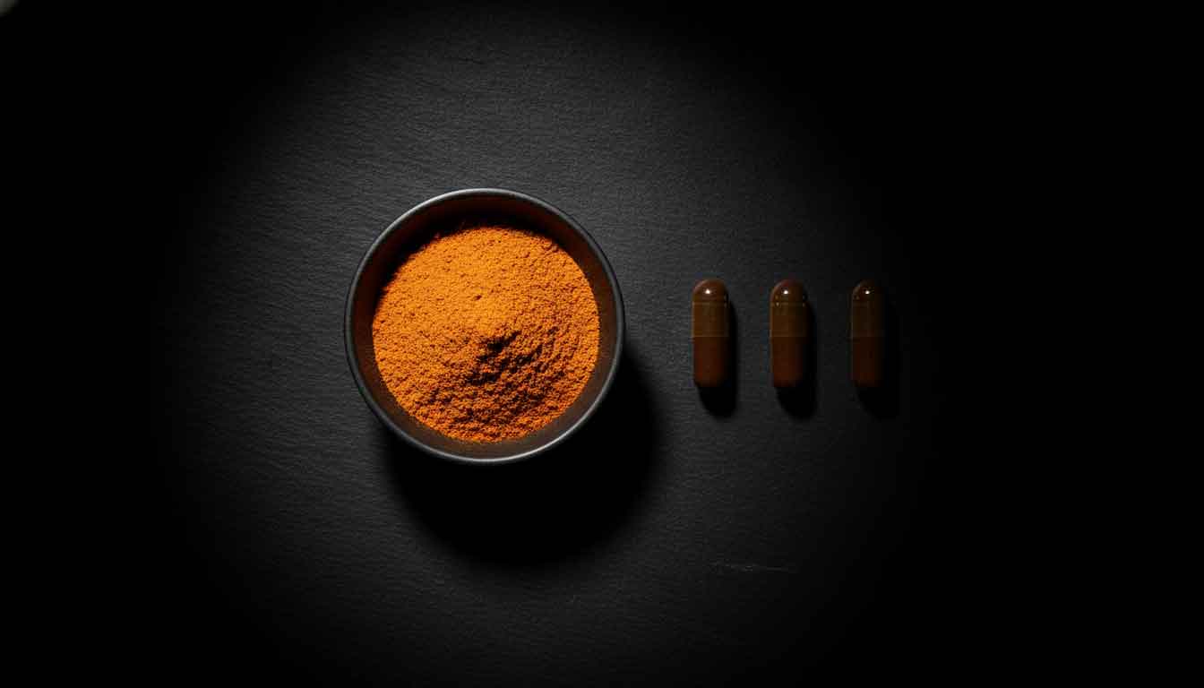 Cordyceps mushroom powder and capsules