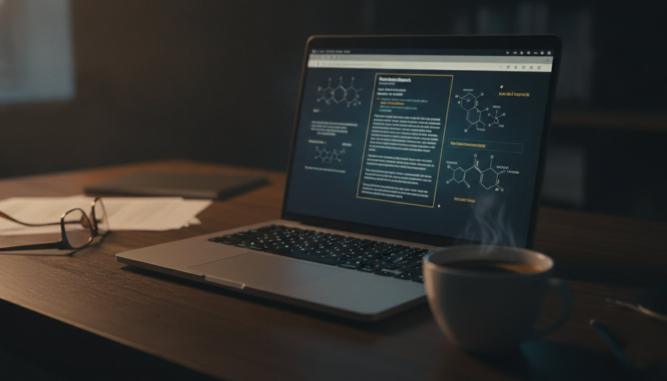 Researching supplements with AI tools and scientific papers