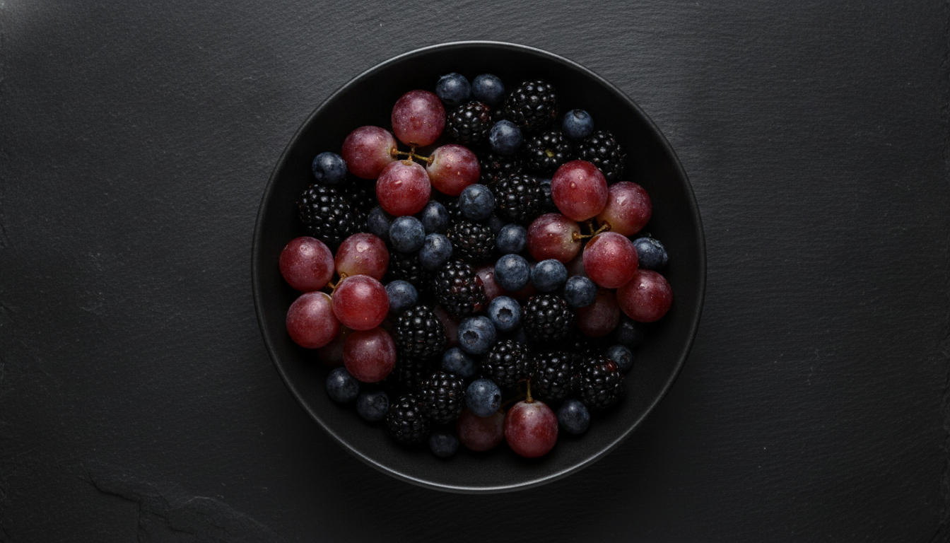 Wild blueberries and dark berries - natural sources of pterostilbene