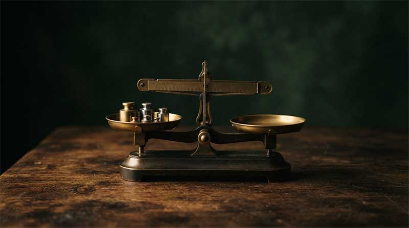 A precision scale representing the importance of correct zinc dosing